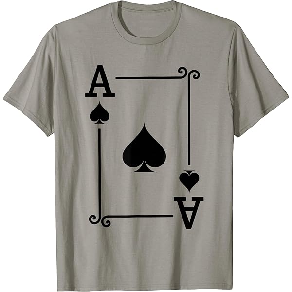 Amazon.com: Ace Of Spades T-Shirt Playing Card Tee | Halloween